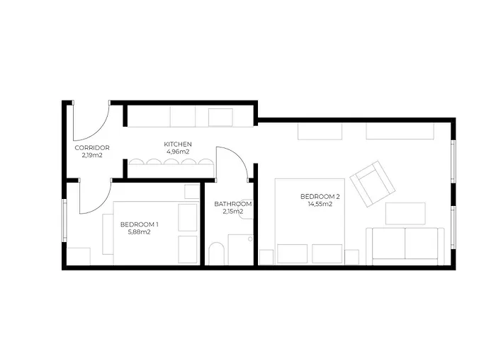 Stylish Apartment, 4 Min To U3 Zipperer Strasse דירה